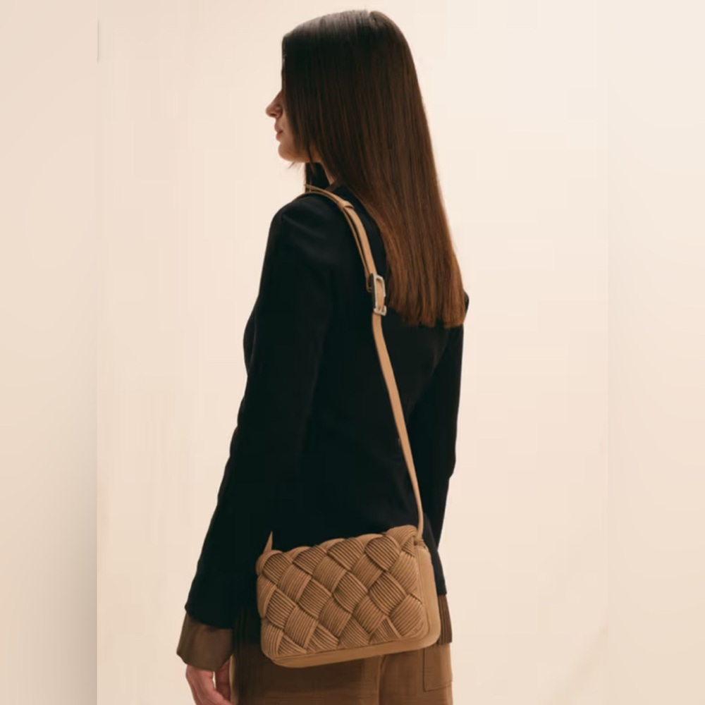JW PEI Brown Woven Crossbody Bag - Picture 6 of 11
